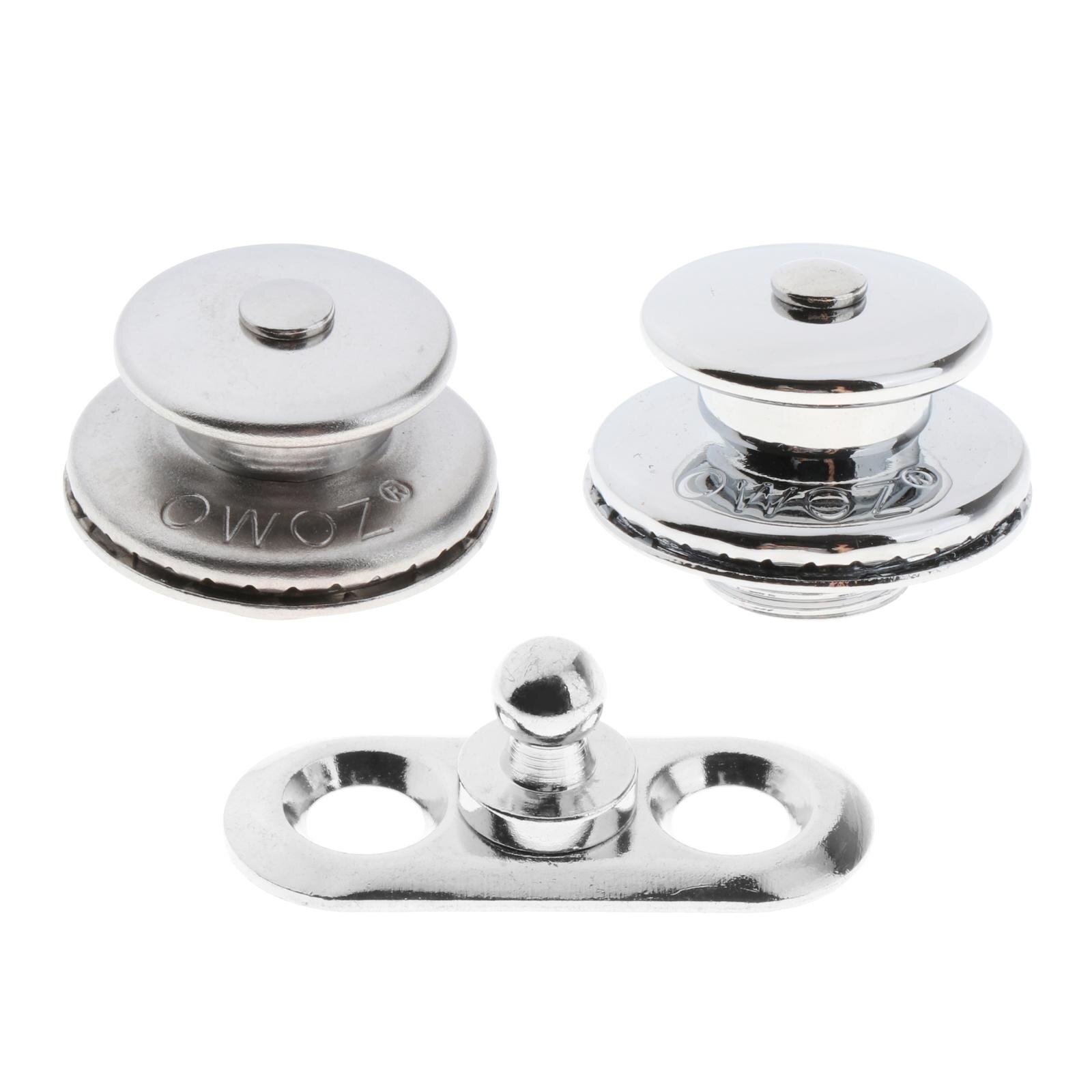 Stainless Steel Marine Boat Yacht Screw Base Snaps Boat Accessory Corrosion