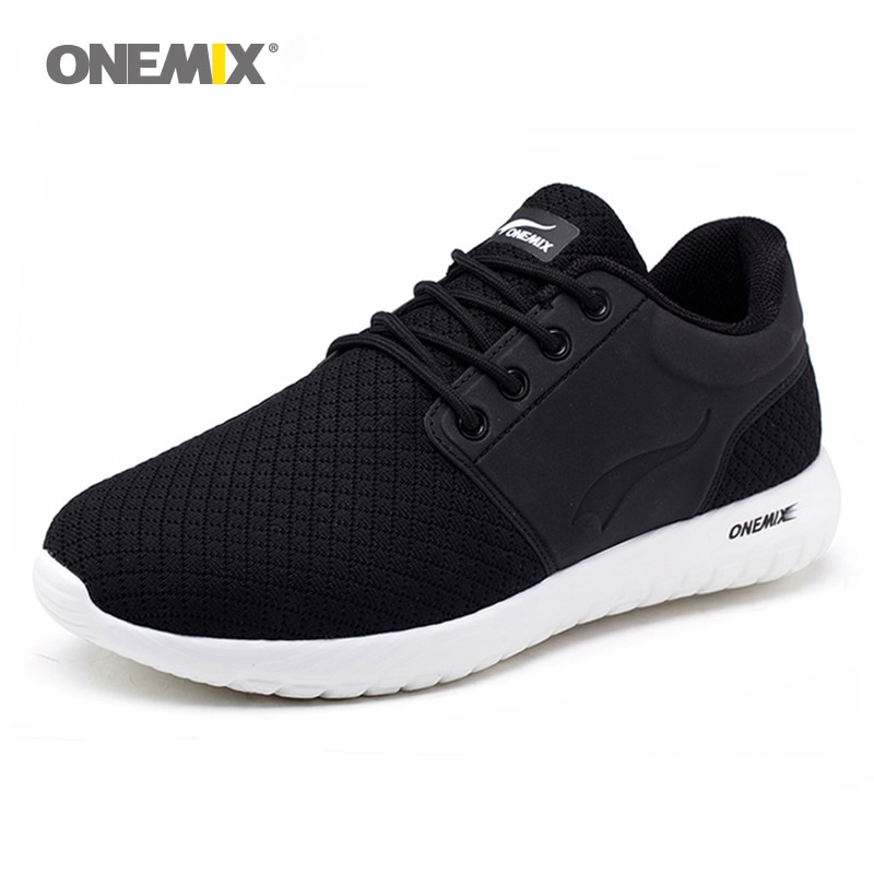 Onemix-Zapatillas de correr para hombre, zapatillas deportivas de malla transpirable, ligeras, con amortiguación DMX, para caminar al aire libre, novedad
