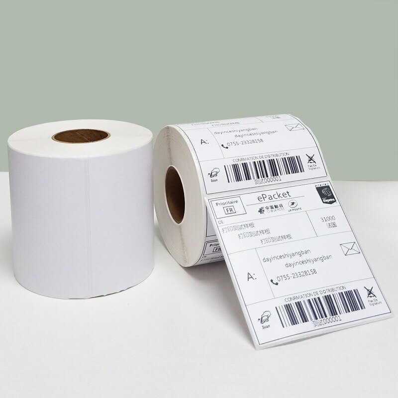 4x6 Inch Thermal Barcode Sticker Paper For 110mm Label Printer