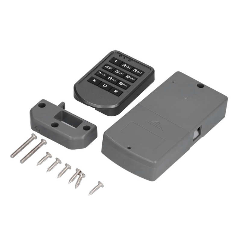 Electronic Cabinet Lock Smart Safe Durable Digital Number Keypad Door Locker for File Cabinet Home Office Library Door