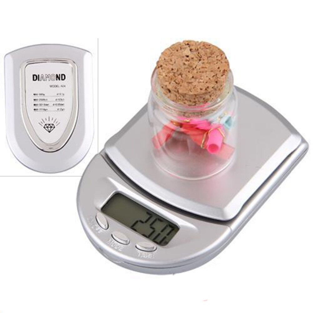 Newest 500gx0.1g LCD Electronic Jewelry weight luggage bilancia Digital scale scales balance Portable Mini Platform