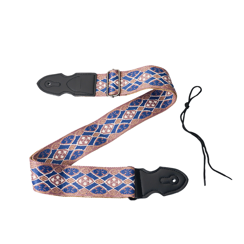 Correa de hombro para guitarra eléctrica acústica con Clips de selección, correa de bajo de madera impresa, del Reino Unido, cinturón cómodo, acceso para guitarra: Multicolor