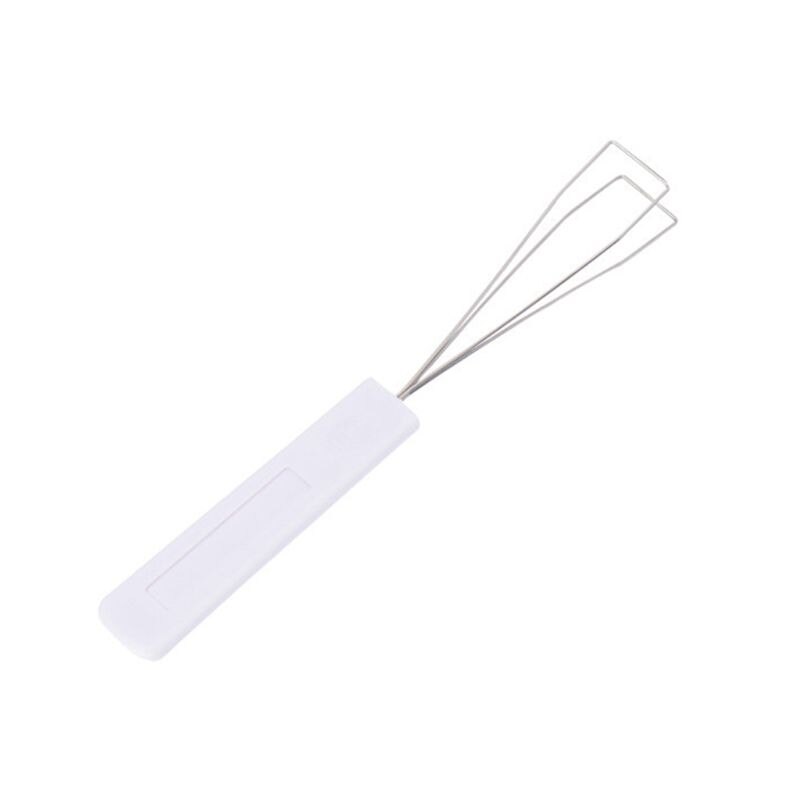 Steel Keyboard Key Keycap Puller Plastic Handle Remover Key Cap Cleaning Tool 77HA: white