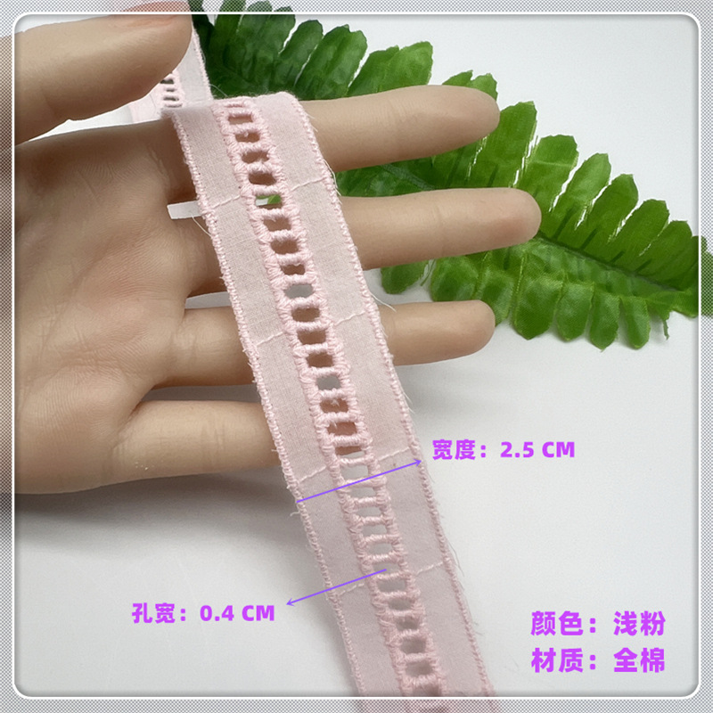 15 yardas 25 mm falda bordada rayas horizontales, atadura hueca de algodón, correa para el cabello, lazo DIY artesanía accesorios artesanales mejoras para el hogar a0475b - 1: Zinc envejecido