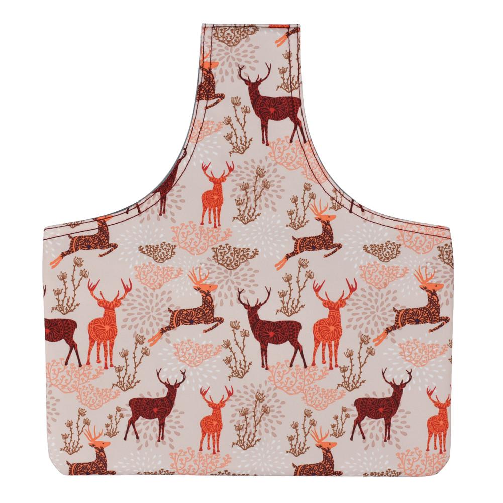 DIY Canvas Breien Wirwar Garen Opbergtas Tote Haken Benodigdheden Organisator Stevige Lichtgewicht Breien Gehaakte Tas 20E: Deer