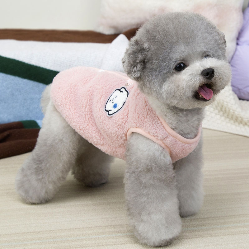 Ropa de lana para perros, cárdigan de invierno, disfraz para perro, chaleco, chaqueta para perros pequeños, perro salchicha, Chihuahua, cachorro, abrigos sin mangas, chaquetas