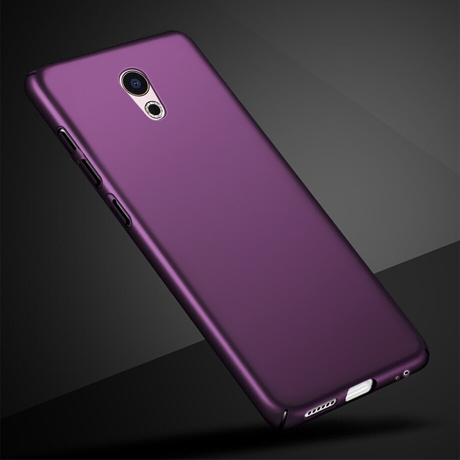 100% Originale Caso di Abitazioni di lusso per Meizu Pro 6 per Meizu Pro 6 S Del Telefono Custodie dura del PC glassata di della copertura PER IL Meizu PRO6 PRO 6 s: For Meizu Pro 6s / Purple