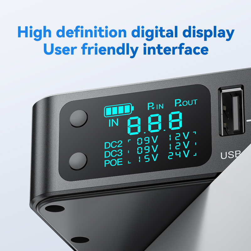 18000 mAh 10400 mAh USV-Backup-Batterie DC 5 V 9 V 12 V unterbrechungsfreie Stromversorgung Router-Überwachung Mobile Power Bank mit Batterie