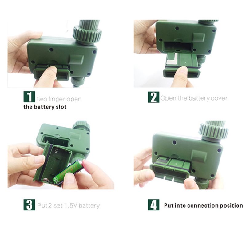 Smart Watering Timer Single Outlet Programmable Large LCD Irrigation Controller