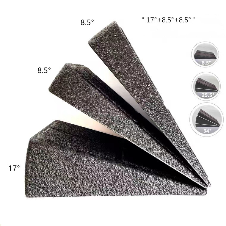 3 stuks Yoga Wedge Stretch Slant Boards Verstelbare Bakstenen Squat Wedge Blokken Voor Oefening Gym Fitness Yoga Accessoires: Default Title