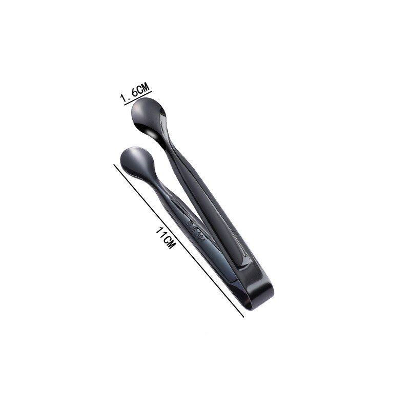 304 Stainless Steel Round Ice Clip Sugar Cube Clip Towel Clip Coffee Candy Clip Small Food Clip Coffee Restaurant Supplies: 04