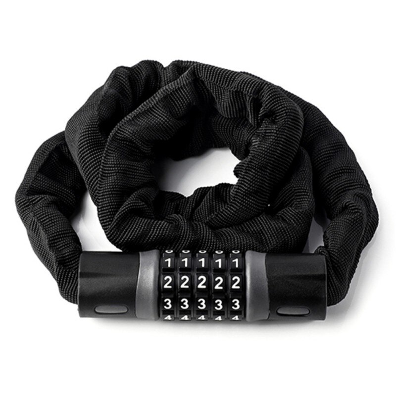 Bicycle Code Lock MTB Road Bike Safety Anti-theft Chain Lock Cycling Bicycle Accessories Bike Lock Road Bike Lock: 3