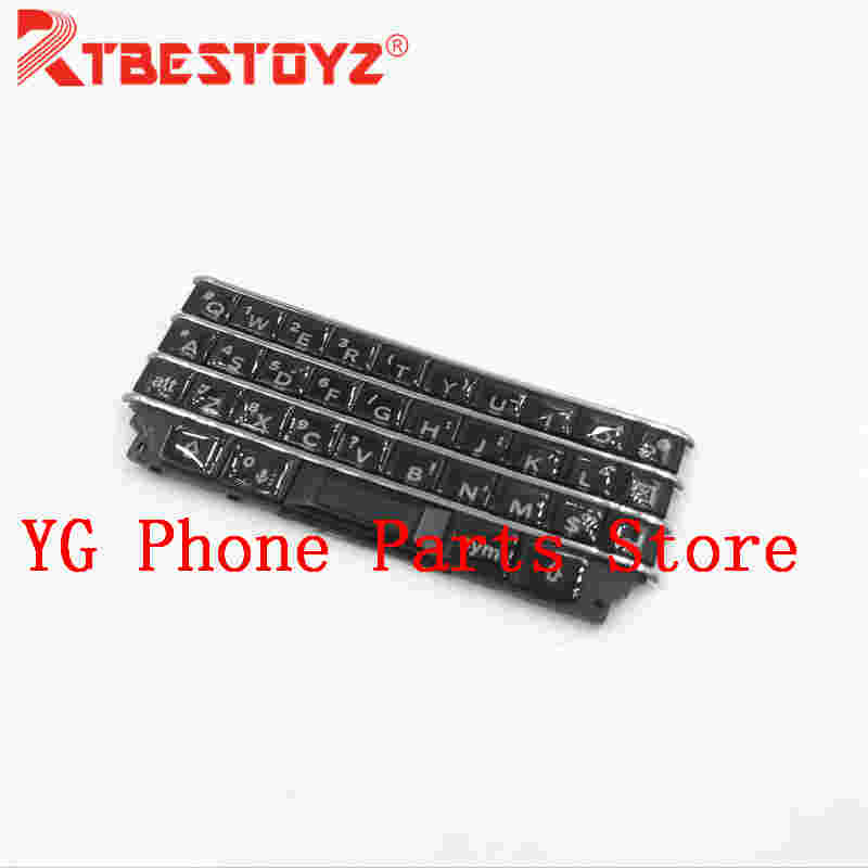 Knappsats för blackberry keyone dtek 70 /  dtek 70 tangentbordsknapp med flexkabel reservdelar svart/silver med verktyg