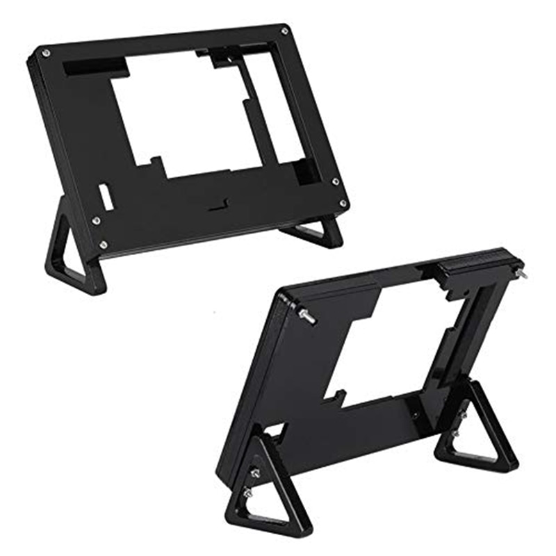 5 Inch Lcd Bracket Case Black Fixed Bracket Holder For Raspberry Pi 3 Model B+ 800x480 Press Screen