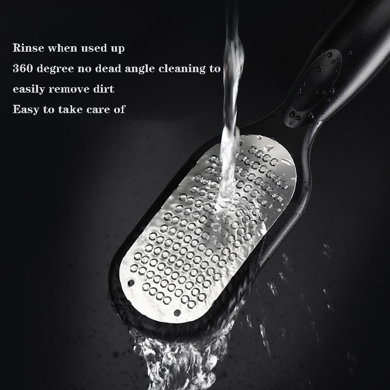 Lime à pied grattoir dissolvant de callosités pieds outils de pédicure professionnels en acier élimination du maïs des pieds dissolvant de peau morte soins des pieds