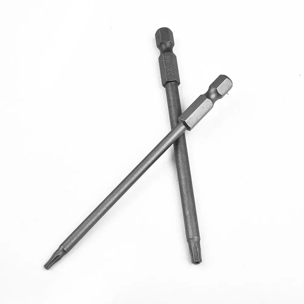 1pc magnethode torx-skrutrekkerbits 100mm lange skrutrekkerbits håndverktøy skrutrekker i legert stål  t8/10/15/20/25/27/30/40