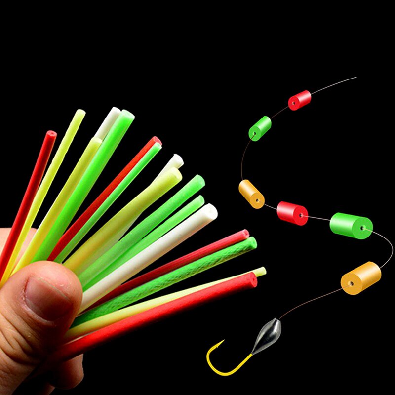 10PCS/Pack Foam Cylinder Fishing Float High Density Cylinder Foam With Center Hole For Fishing Float Making Fly Tying Rig Making