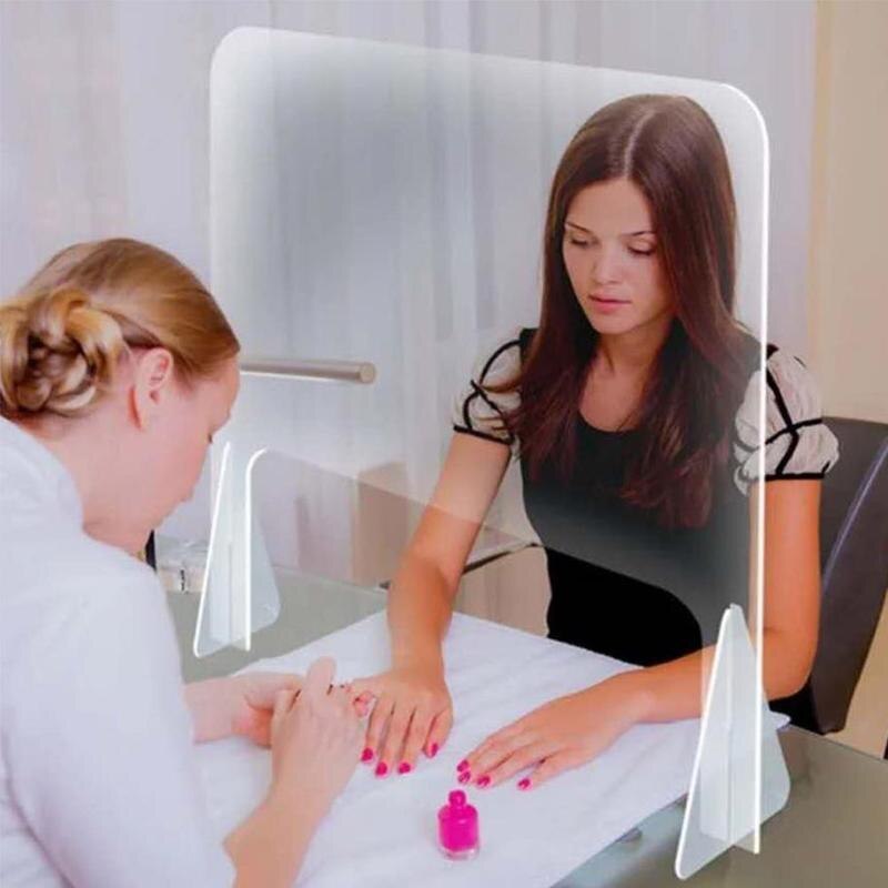 Clear Isolation Protection Board For Perfection Reception Side Counter Sneeze Sprayed Guard Shield Acrylic Uv Cut Screen