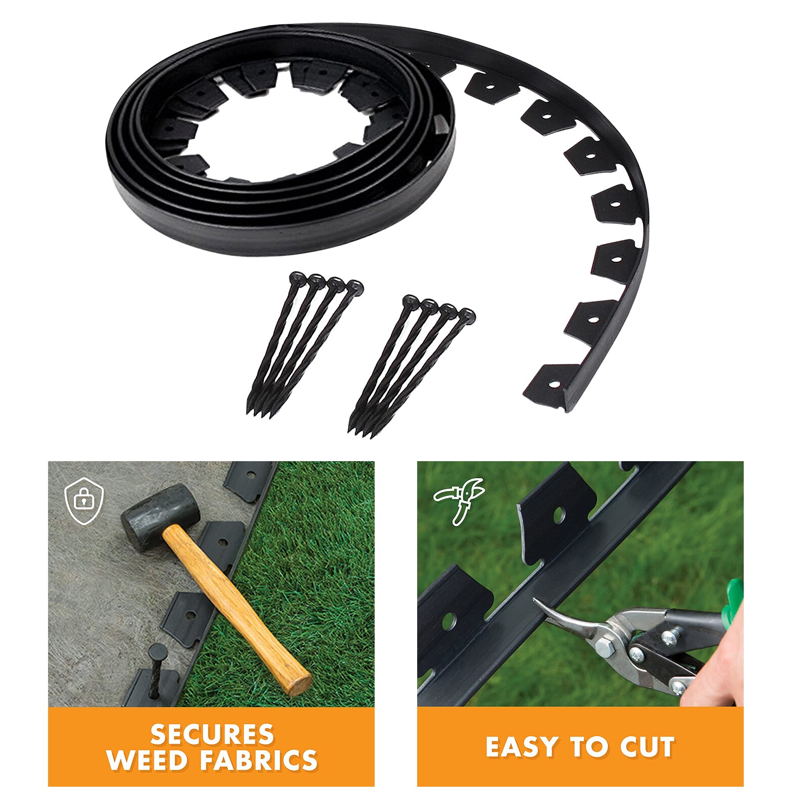 16ft Landscape Edging Coil Kit Flower Garden Planter Edge Border