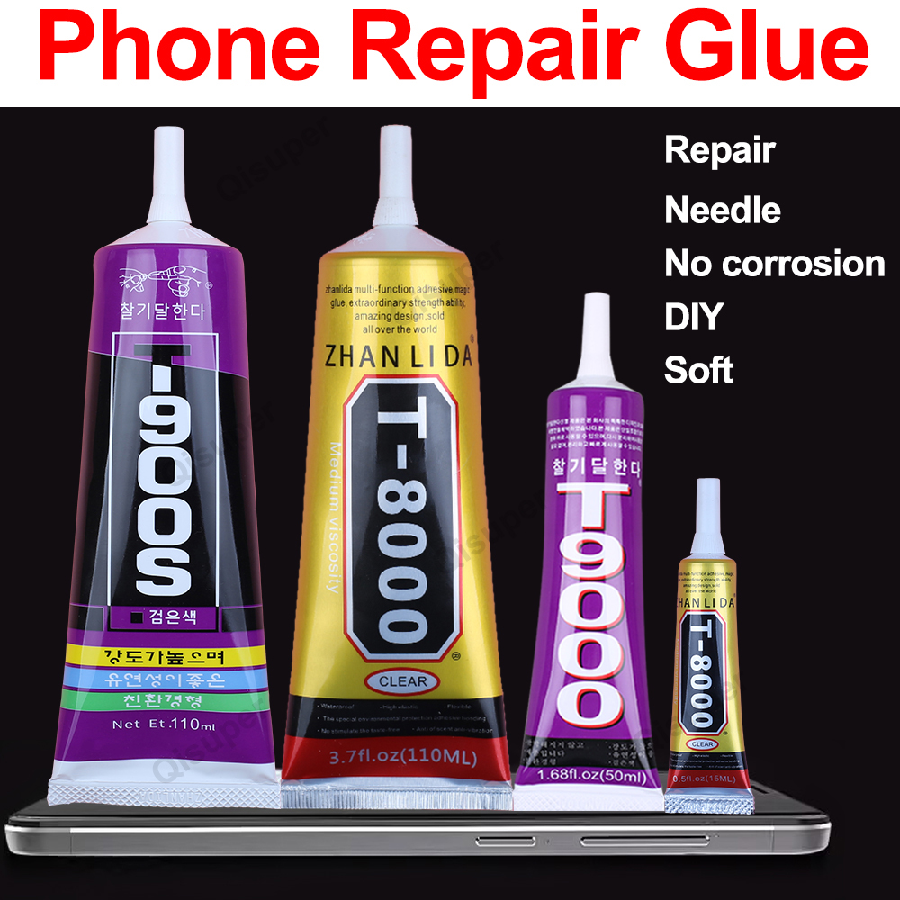 Cell Phone Repair Glue LCD Electronics Frame Display Epoxy Adhesive Touch Screen Headphone Speaker Rubber Edge Sealant Tools Kit