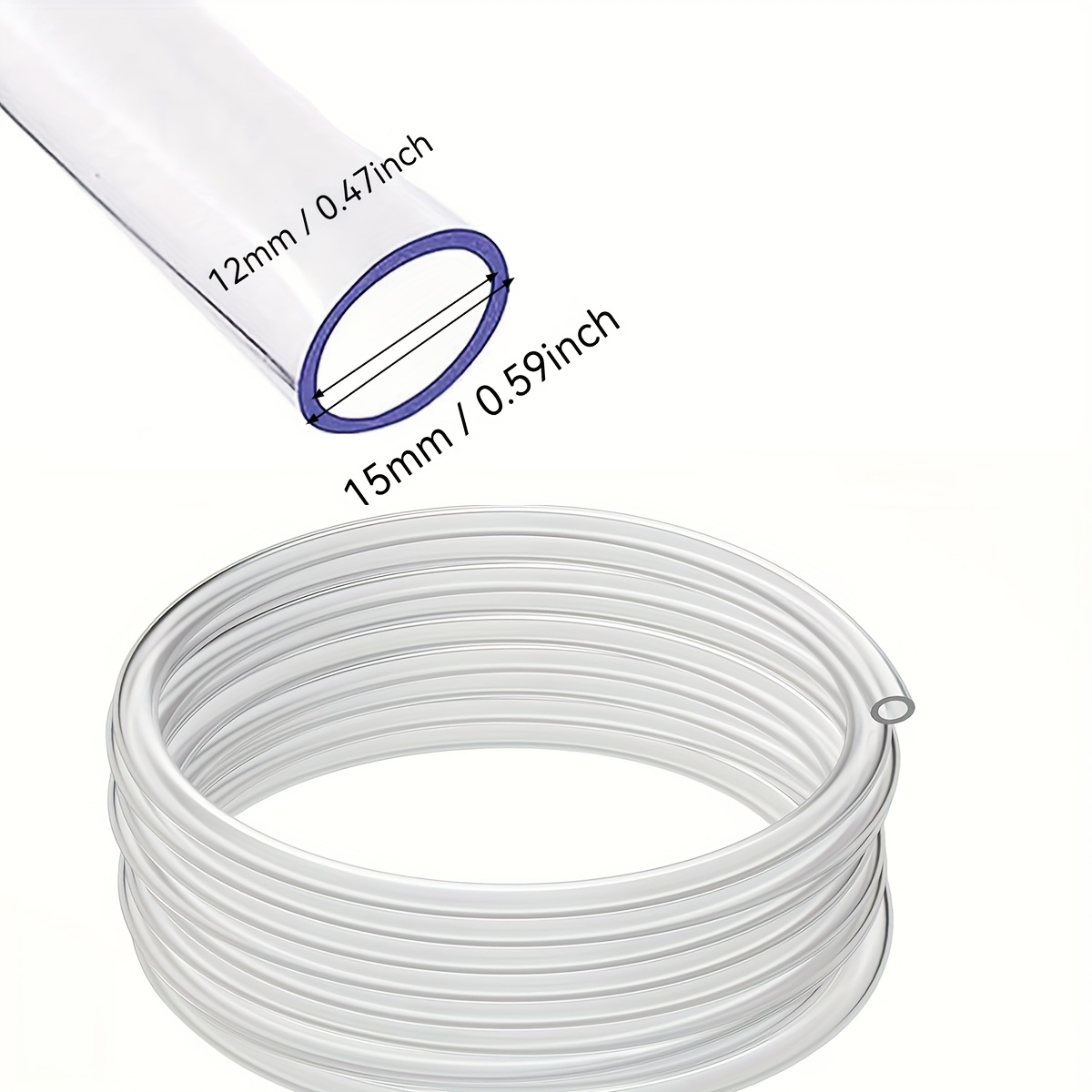 Transparante buis/slang; essentieel voor thuisgebruik; pijpleidingbenodigdheden; PVC-slang.: green