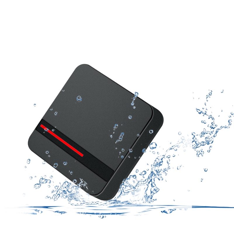Eseye Long Range RFID Card Reader 125KHZ Proximity Card Access Control System Reader Wiegand 26-34 IP68 Waterproof Small Reader