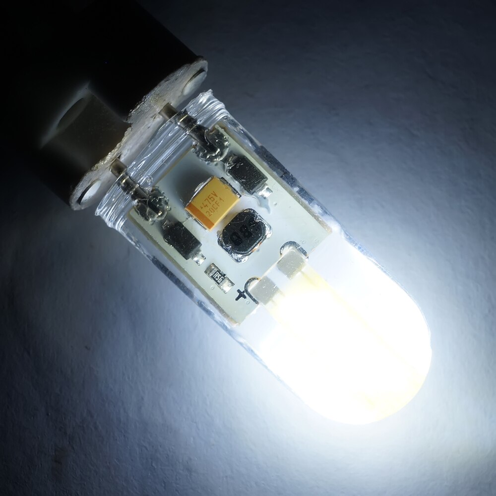 Dimbar led lampe  dc 12v gy6.35 silikon led cob lyspære 3w erstatte halogen belysning