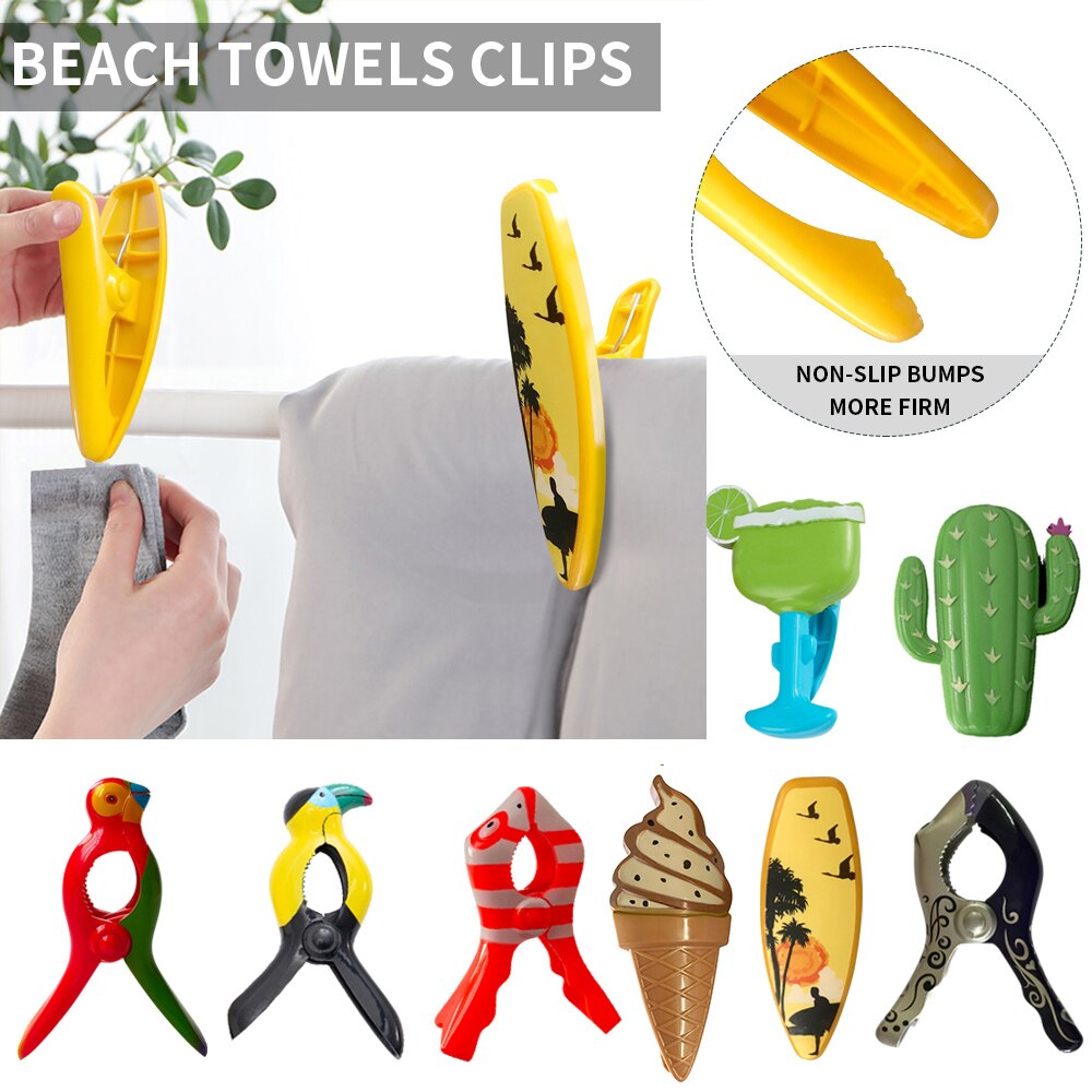 Ręczniki plażbyć winnym klipy stojaki robić suszenia klip mocujący na leżaki leżak ozdoby na ubrania dla zwierząt klamerki na pranie prześcieradła