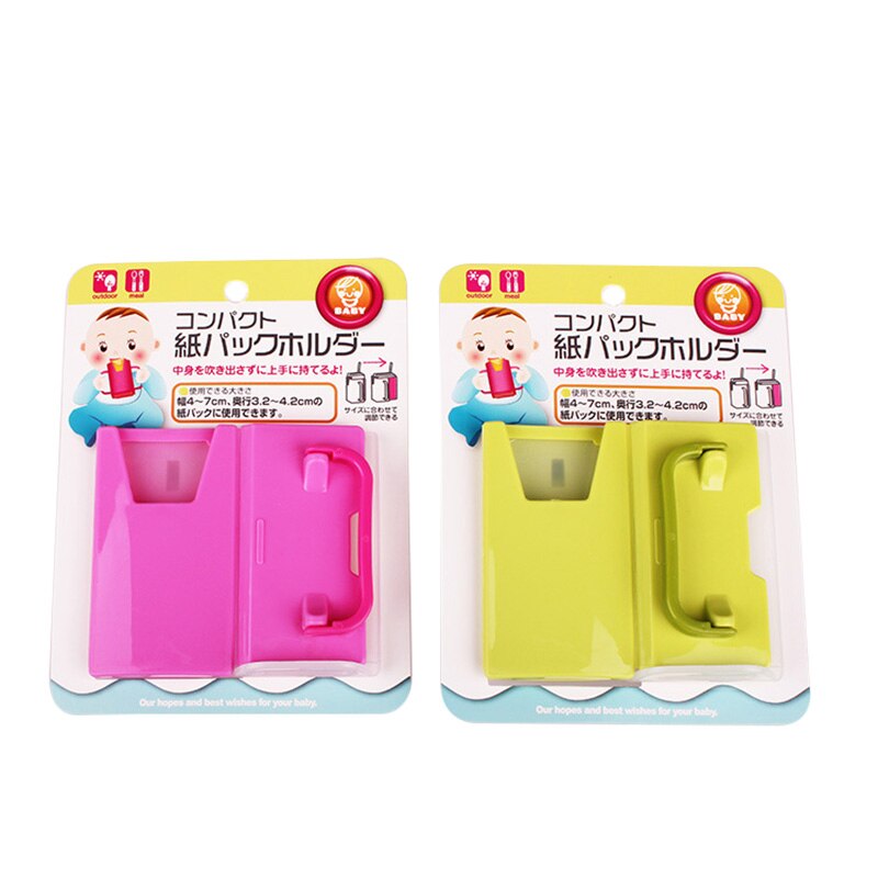 Draagbare Kids Sap Cup Zelf-Helper Doos Verstelbare Baby Pouch Melk Box Holder Container Kinderen Voedsel Opbergdoos