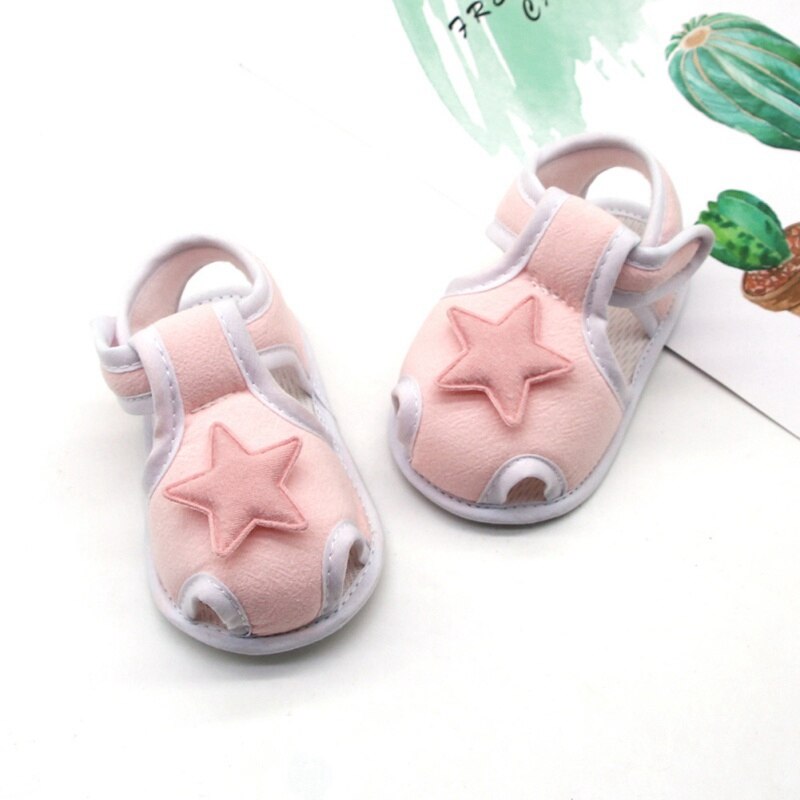 Summer Canvas Baby Shoes Infant Girl Hollow Plaid Soft-Soled Princess crib shoes Star heart floral insert prewalkers02
