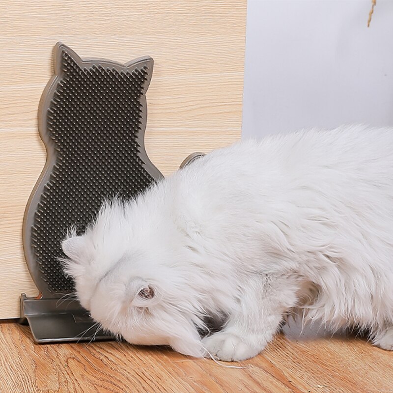 Cats Brush Self Massage Groomer Comb Cat Rubs The Face With Tickling Comb Wall Groomers Soft Grooming Brush Cat Accessories