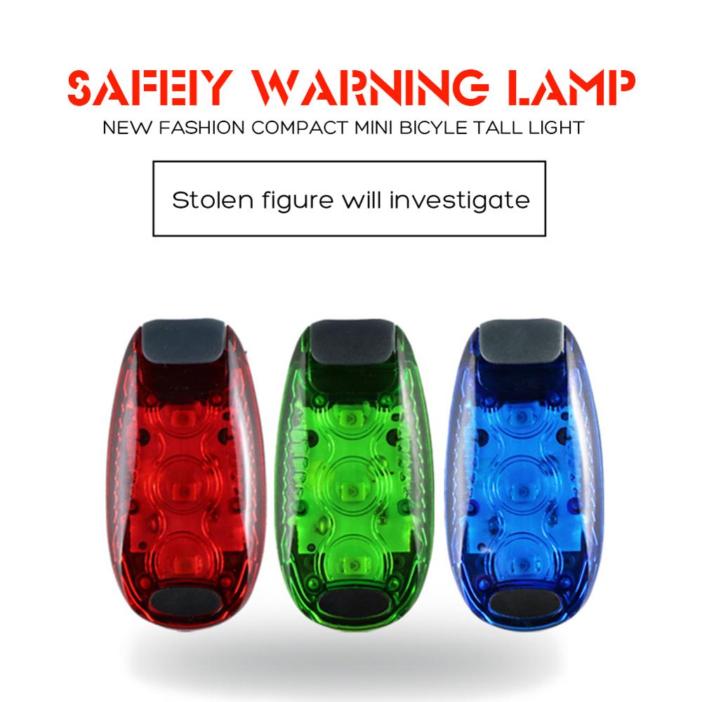 Night Bicycle LED Safety Light Backpack Hightlights for Runners Dogs Bike Walking Waterproof Portable Safety Warning Lights