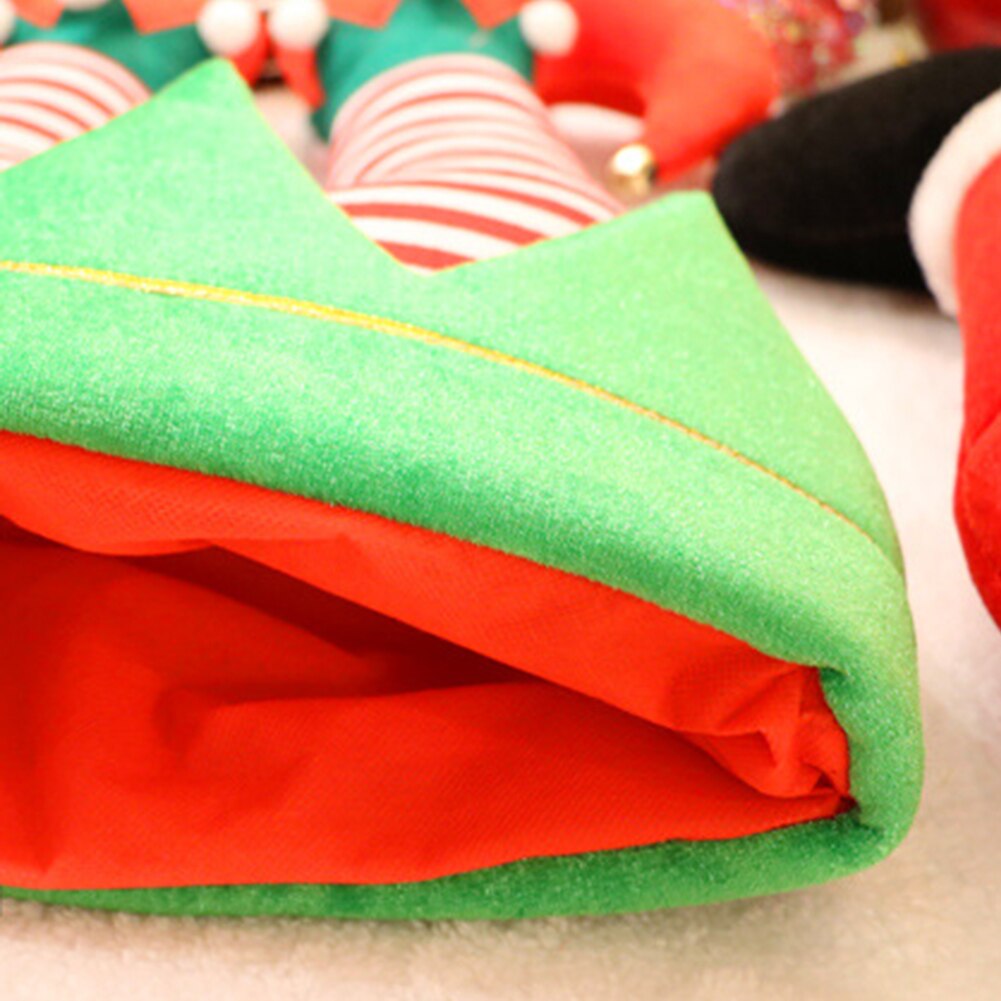 Sombrero de Navidad con patas de payaso para niños, gorro de franela de Gorro de Navidad para de adultos, para Festival, Año , decorativo para el hogar