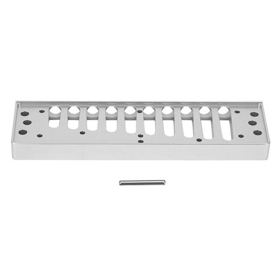Brass Instruments Brass Instrument Parts Accessories Harmonica Comb 10‑Hole Blues Harp Comb Part for HOHNER SP20 Aluminum: Silver