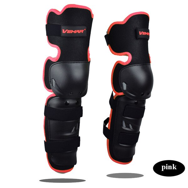 Motorfiets Beschermende Kneepad Motorfiets Kniebeschermers Volwassen Mannen Joelheira Moto Motocross Bescherming Kniebeschermers Ondersteuning Pp Shell Mtb: Roze