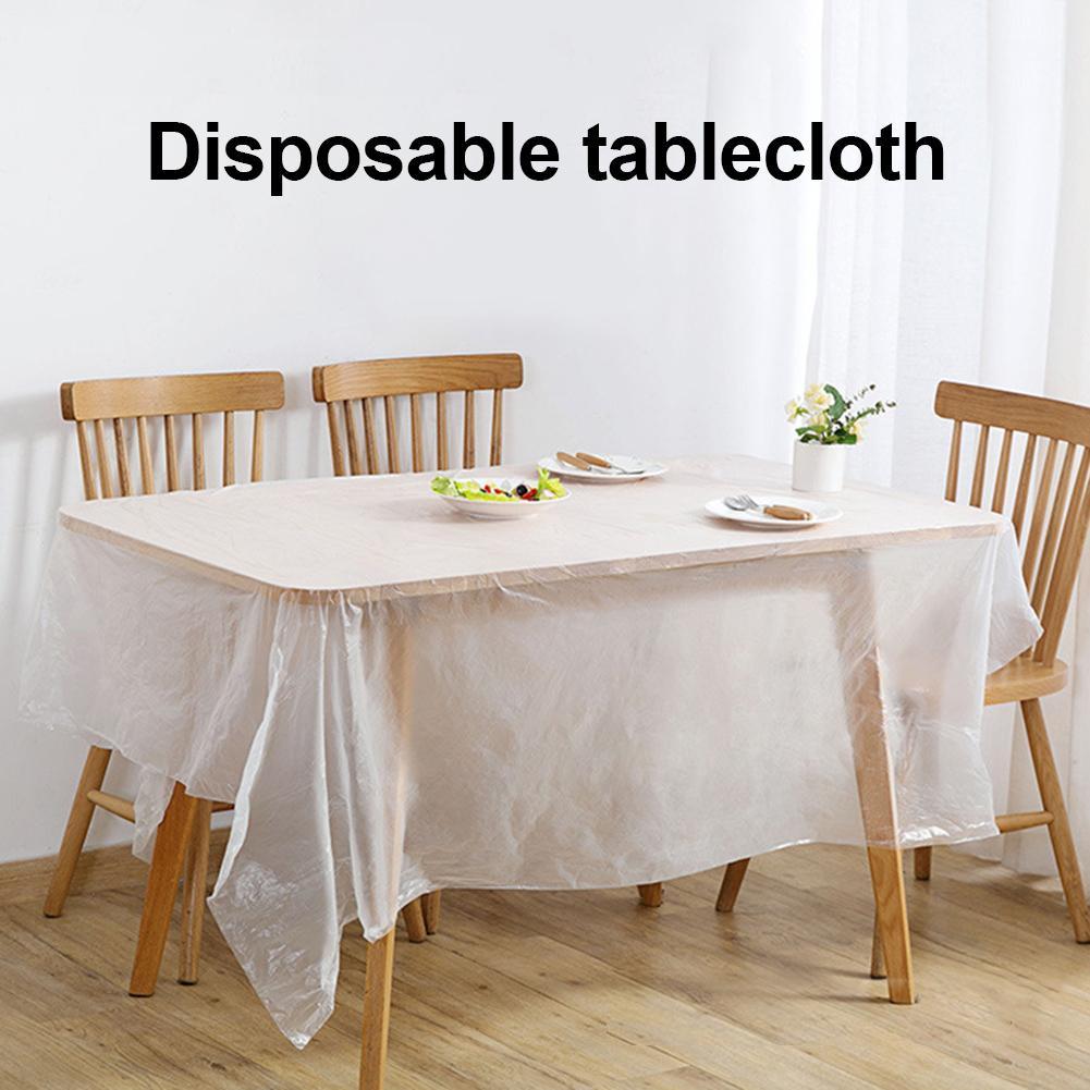 1 Roll 180/200Cm Wegwerp Tafelkleed Dunne Film Tafel Covers Diner Doek Tafel Decor Thuis Restaurent Feestartikelen