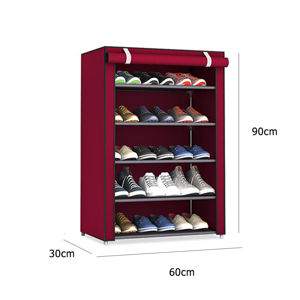 Shoe Rack Shoe Cabinet Multi-Layer Non-Woven Fabric Slipper Housekeeping Shoes Hanger Home Organization Space Save Shoe Shelf