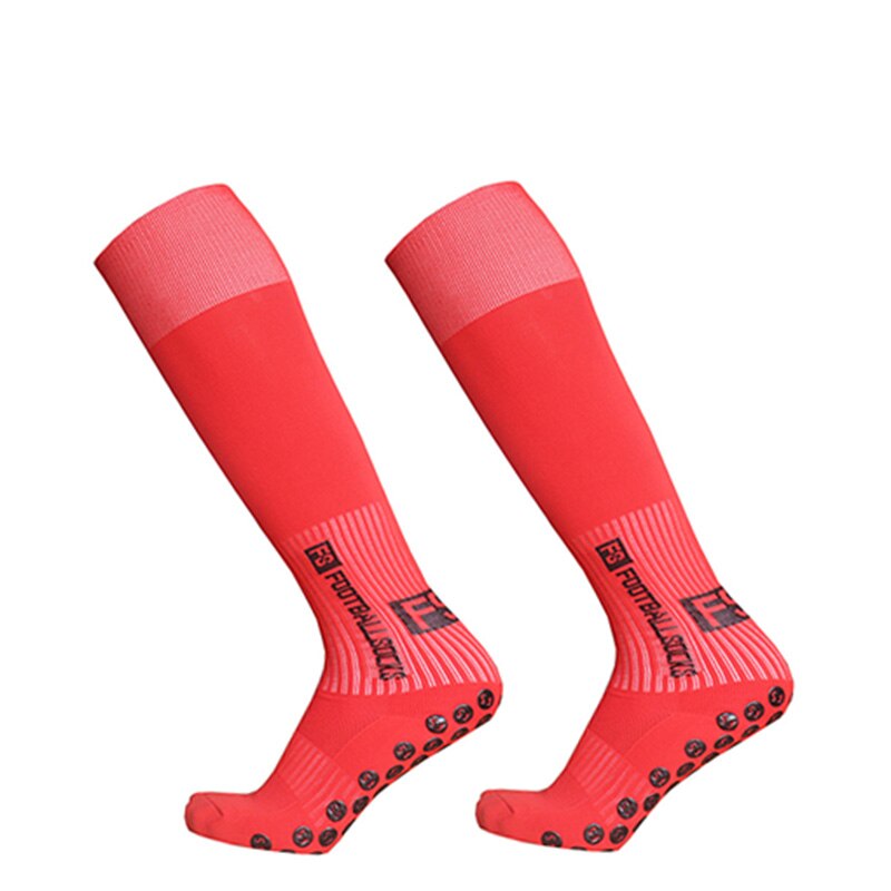 Mannen Vrouwen Lange Fs Sport Voetbal Sokken Siliconen Zuignap Grip Anti Slip Voetbal Sokken