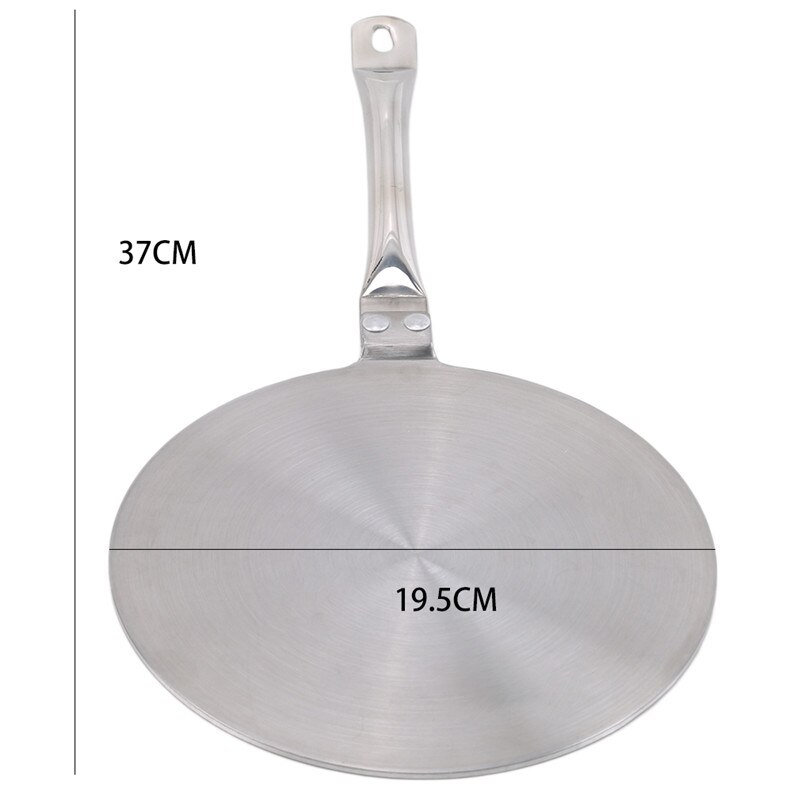 Convertisseur de plaque de cuisson à induction en acier inoxydable, convertisseur de diffuseur de chaleur pour cuisinière à induction électrique, diffuseurs de chaleur à gaz: Argent 20
