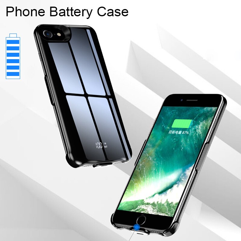 5000mAh/8000mAh PowerBank Case Phone Charger For iPhone 6 6s 7 8 Plus Xmax X Battery Case Charger Case Mobile Phone Charger Case