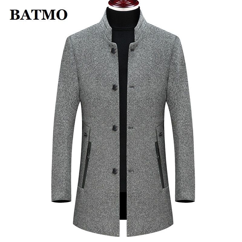 Batmo-trench-coat épais en laine pour hommes, manteau , vestes d'hiver , nouveauté, décontracté
