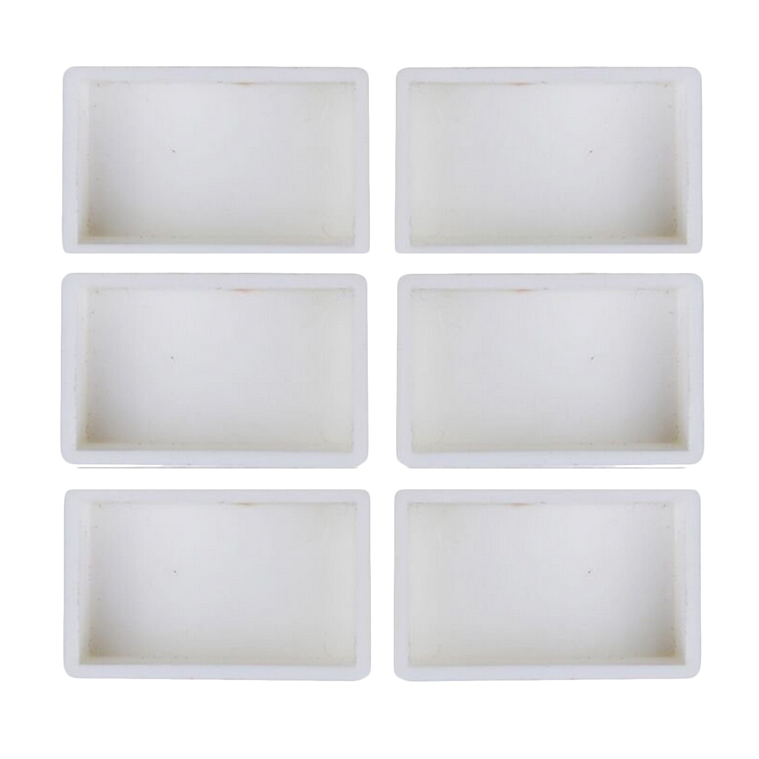 48 cintura vuote scatole per acquerelli pentole tavolozza vernice disegno scatola scatola impostato con 48 pezzi mezze padelle per bambini artista studente principianti