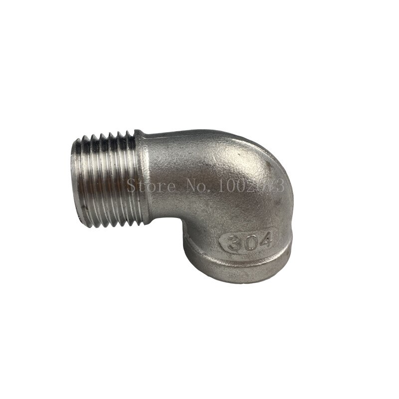 Stainless Steel Beer brewing Weldless Kettle Ball Valve 1/2&quot;NPT Kit Quick Disconnect Set, Pipe Fitting Nut and bulkhead assembly: 90 Degree Elbow