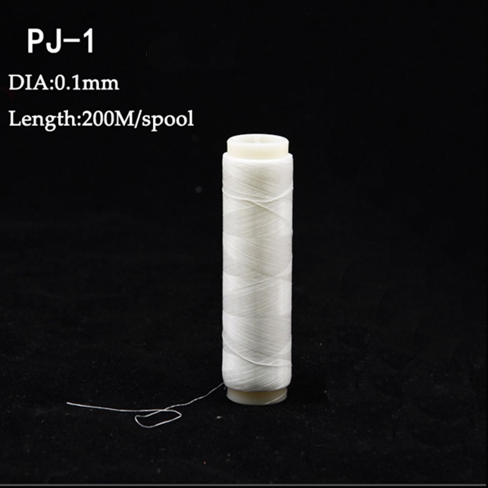 Fiskesnøre super power fiskesnøre wire pe nylon line stærk fisketråd krystal tråd monofilament lystfiskeri: Pj -1