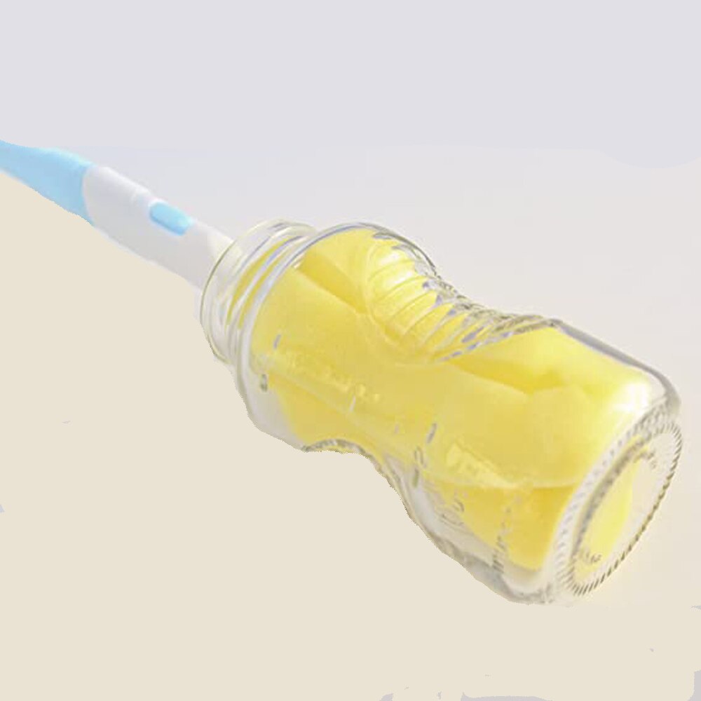 Triple Brush Set - Baby Bottle Removable Cleaner Brush, Feeding Mamadeira Nipple Brush & Straw Cleaner Limpia Biberones