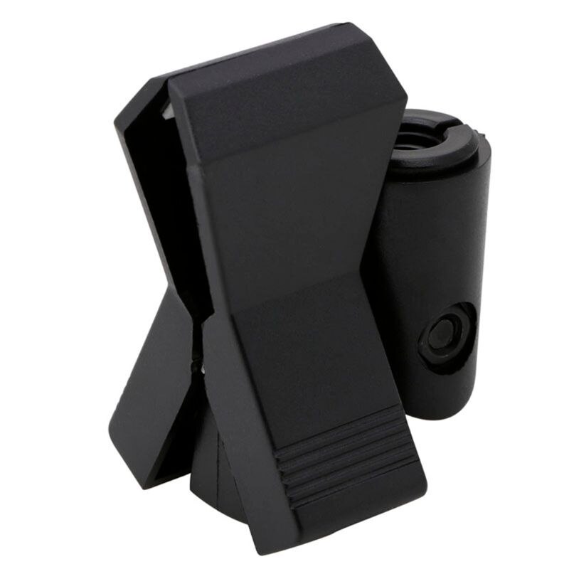 Microfono flessibile supporto per microfono accessorio supporto per Clip in plastica nero