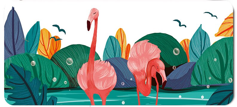 Comtuper Desk Mat Cute Mouse Pad Large XXL Mousepad Kawaii Gaming Accessoroes Laptop Gamer Keyboard MacBook Waterproof Maus Mat: 300x800x2 mm14