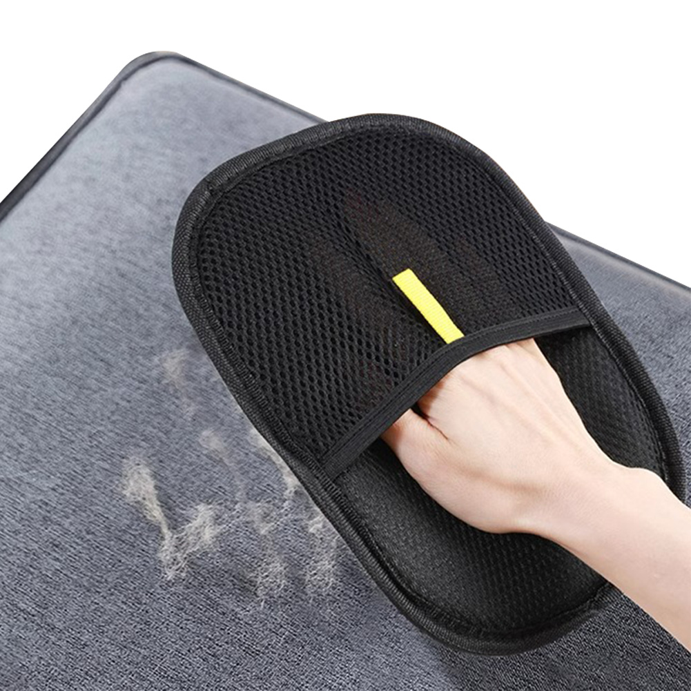 Pet Hair Remover Gloves Double Sided Pet Fur Removal Mitt Reusable Deshedding Brush Glove for Sofas