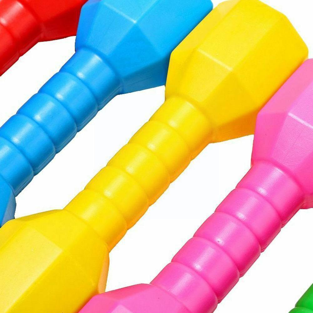 1pcs Kids Fitness Equipment Kindergarten Pe Exercise Dumbbells Children's Home Fitness Dancing Props Hand Exercise Weights S1y8
