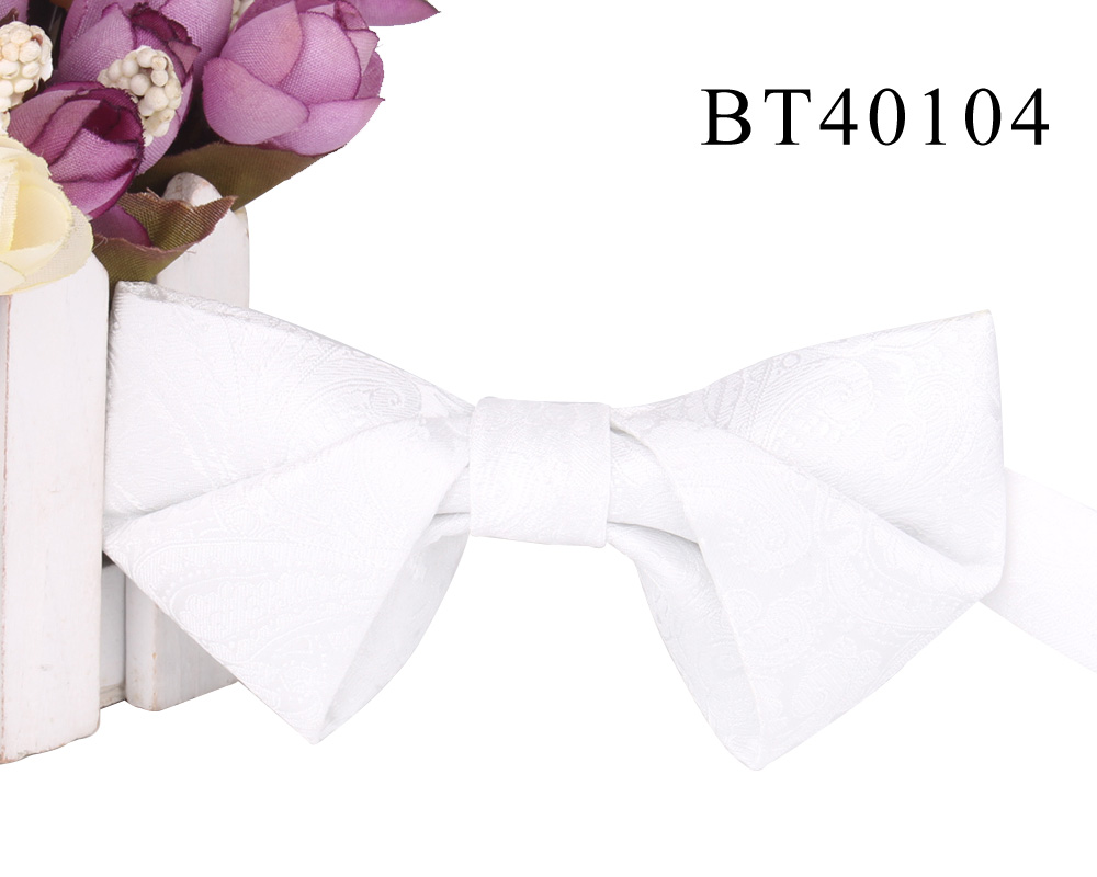 Pajarita de satén para hombre y mujer, pajarita de para novio, corbatas para adultos, de boda de Cachemira: BT40104